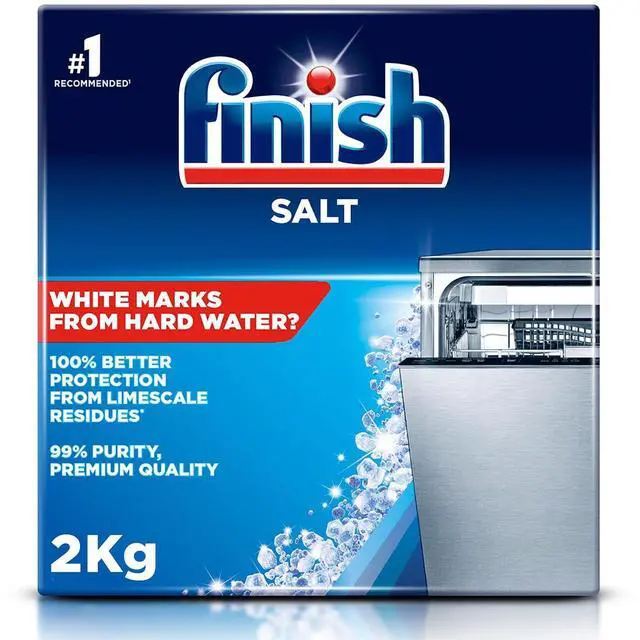 Main image of ishwasher Salt Helps Soften Water to Prevent Limescale and Watermarks, 2 KG