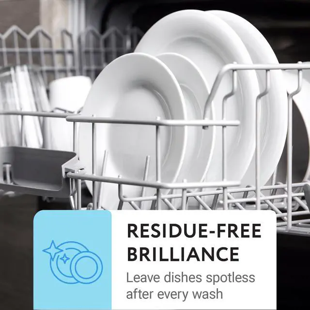 Alt view image 5 of 6 - Dishwasher Salt for Hard Water - 4.4 lb (2 kg) Coarse Grain Water Softener Salt - Pure Additive-Free & Spotless Finish - compatible with Bosch, Miele, Whirlpool & Thermador Models