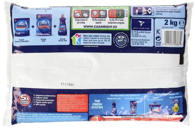Alt view image 2 of 2 - Bosch SGZ9091UC Dishwasher Salt - 2Kg (Package may vary)