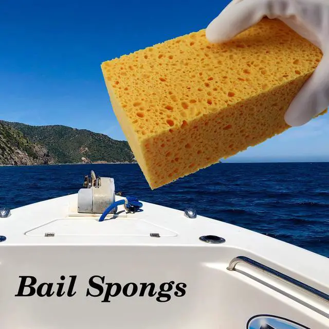 Alt view image 4 of 5 - 1 PCS x JK SP-T50 Large Sponge, Cleaning Sponges, Boat Bail Sponge, Handy Sponges, Cellulose Sponges, Natural Sponges, Commercial Sponges, Car Washing Sponge, Eco Friendly Sponge (6.5" x 4.0" x 2.0")
