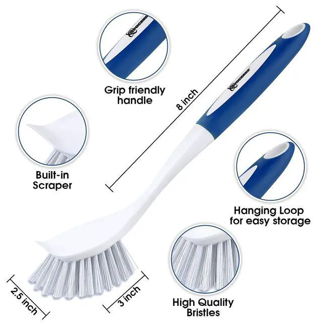 Alt view image 2 of 6 - Dish Brush (Blue)