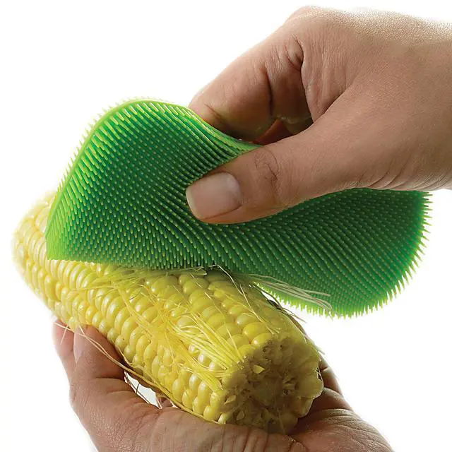 Alt view image 2 of 7 - Silicone Bowtie Dish Brush