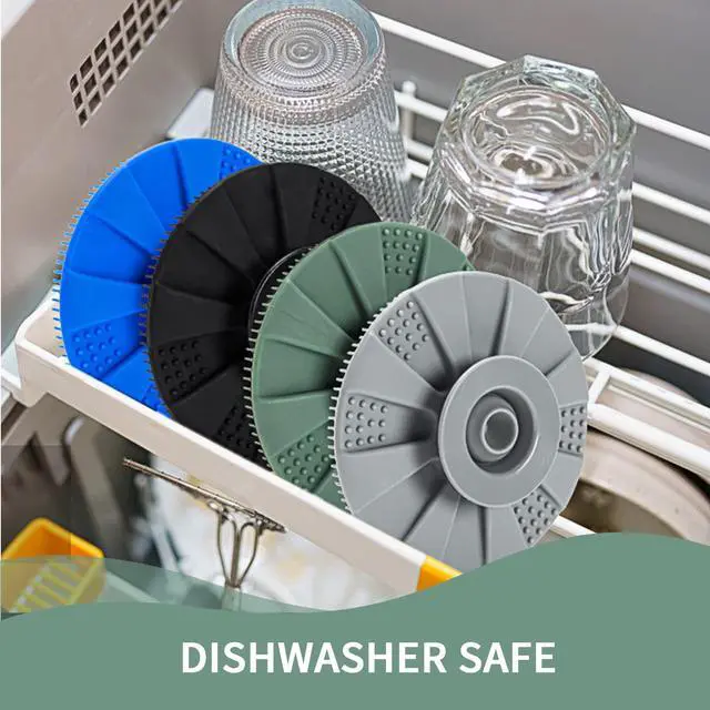 Alt view image 5 of 6 - Silicone Dish Scrubber, Non-Scratch Scrub Spong for Washing Dish, Pot, Pan