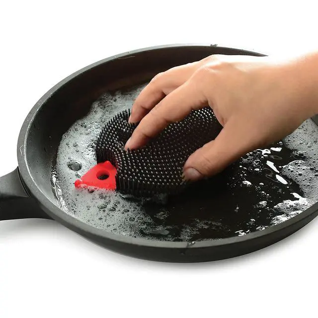 Alt view image 5 of 6 - Hedgehog Silicone Dish Brush