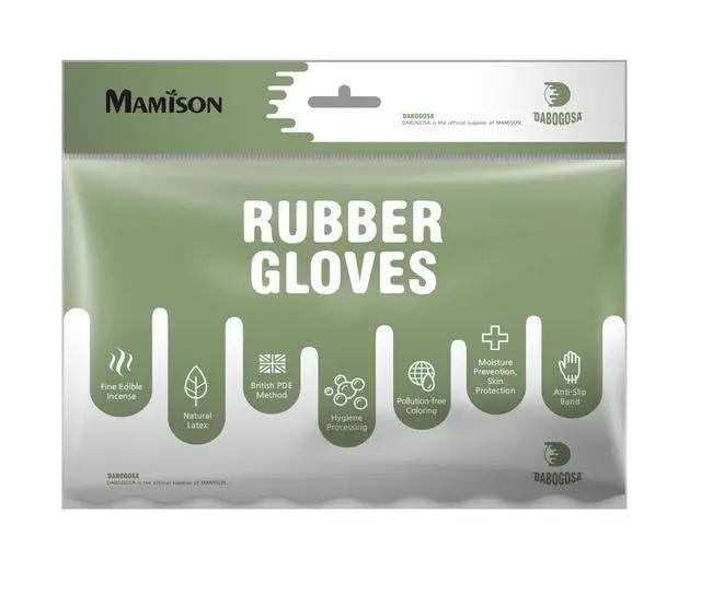 Alt view image 6 of 6 - Mamison 2 Pairs Reusable Waterproof Household Dishwashing Cleaning Rubber Gloves, Non-Slip Kitchen Glove (Pink, Medium (Pack of 2))