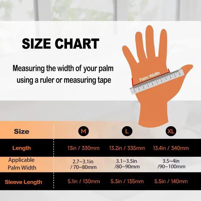 Alt view image 6 of 7 - Heavy-Duty Thick Black Rubber Cleaning Gloves, 3 Pairs, XL