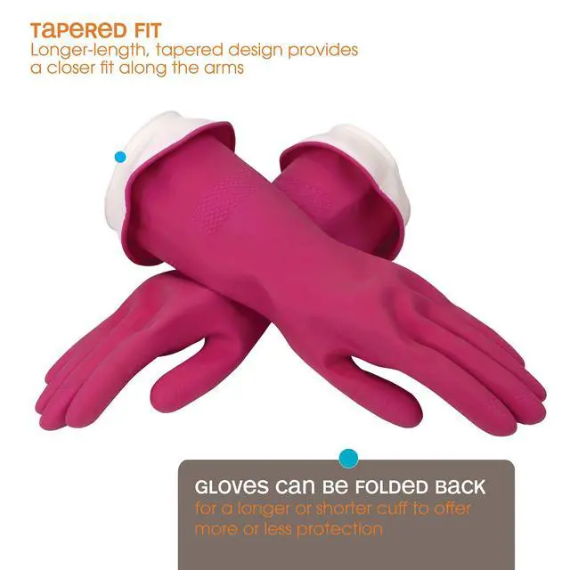 Alt view image 4 of 7 - 46060 Premium Waterblock Gloves, Large, 1-Pair, Pink