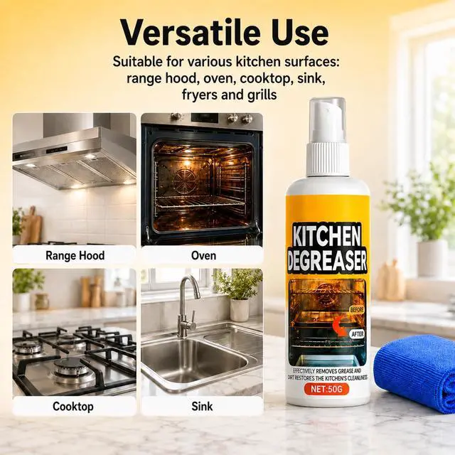 Alt view image 6 of 7 - GreaseKiller BBQ Grill Cleaner Spray, Heavy Duty Degreaser, Fast-Acting Grease Removal, for Grills and Smokers, Outdoor Use(2 PCS)
