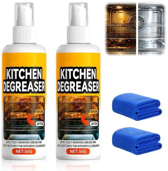 Main image of BBQ Grill Cleaner Spray,Fast-Acting BBQ Grill Cleaning Spray for Outdoor,Heavy Duty Degreaser,Grill Degreaser For Outdoor Grill,Outdoor Use 2PCS