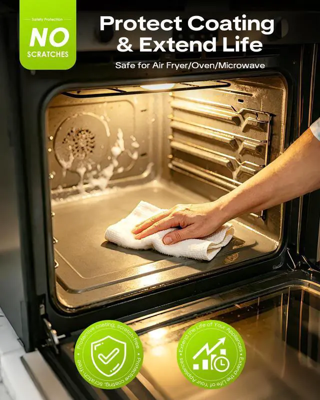 Alt view image 4 of 7 - Multifunctional Kitchen Appliance Cleaner, Low-Irritation Degreaser for Oven, Air Fryer, Microwave, Refrigerator & Stove, Non-Corrosive, No Harsh Fumes, with Foam Sprayer, 10.1 Fl Oz