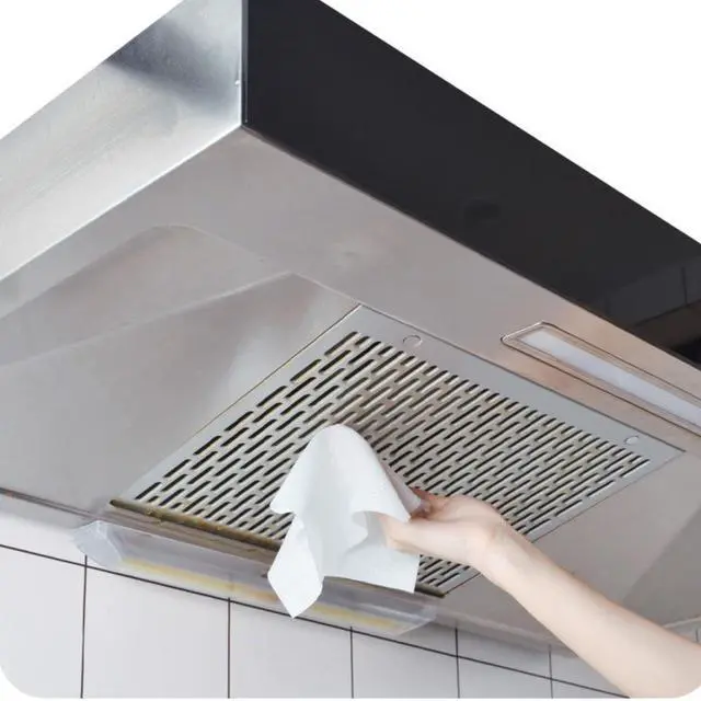 Alt view image 3 of 7 - Kitchen Cleaning Wipes (80 Count) Professional Grease & Oil Remover for Microwave, Air Fryer, Cooktops, Stoves & Appliances Multi-Surface Disposable Cloths for Sparkling Clean Surfaces