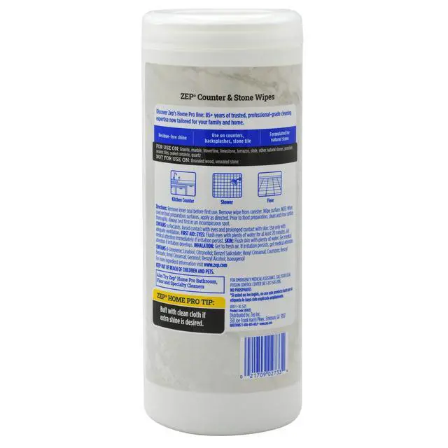 Alt view image 2 of 7 - Home Pro Counter & Stone Wipes 50 count - R59212 - Streak-free daily clean for grime, spots and spills