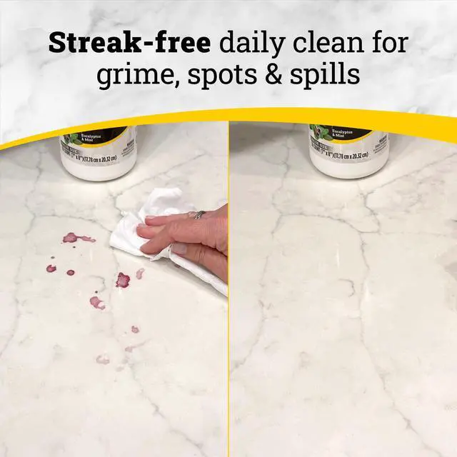 Alt view image 4 of 7 - Home Pro Counter & Stone Wipes 50 count - R59212 - Streak-free daily clean for grime, spots and spills