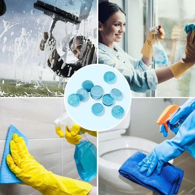 Alt view image 7 of 7 - 150 Car Windshield Washer Tablets - Washer Fluid Tablets Glass Cleaner Concentrate Car Windshield Wiper Fluid Car Windshield Cleaner