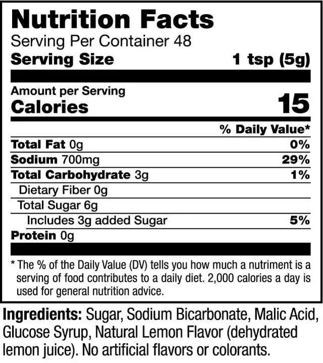 Alt view image 2 of 4 - Italian Lemon Flavored Refreshing Effervescent | Digestive Aid, Heartburn, Upset Stomach, Acid Indigestion | Gluten Free, No Colorants, No Artifictial Flavors | 48 Servings | 8.5 oz Glass