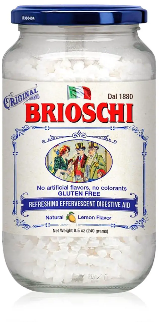 Main image of Italian Lemon Flavored Refreshing Effervescent | Digestive Aid, Heartburn, Upset Stomach, Acid Indigestion | Gluten Free, No Colorants, No Artifictial Flavors | 48 Servings | 8.5 oz Glass
