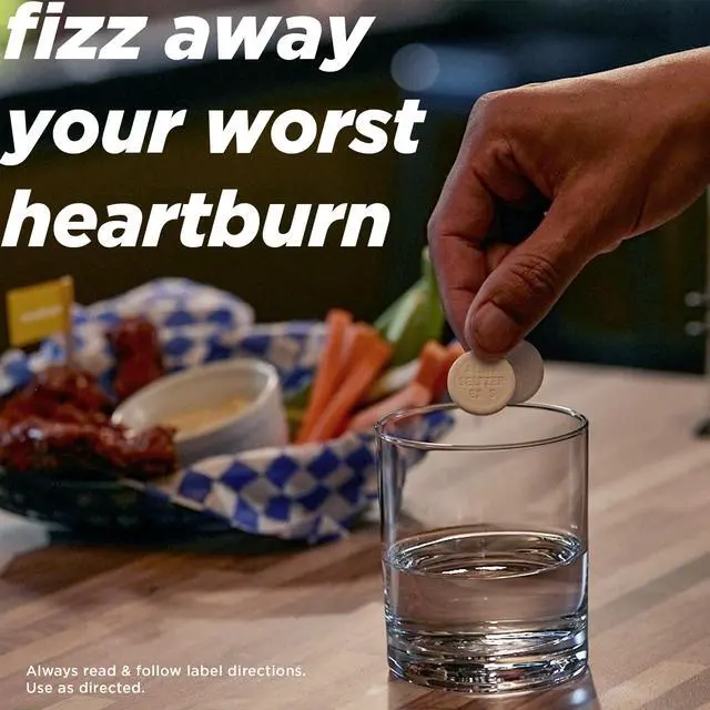 Alt view image 5 of 7 - Extra Strength Heartburn Relief Effervescent Antacid Tablets, Fast Indigestion Relief, 36Ct
