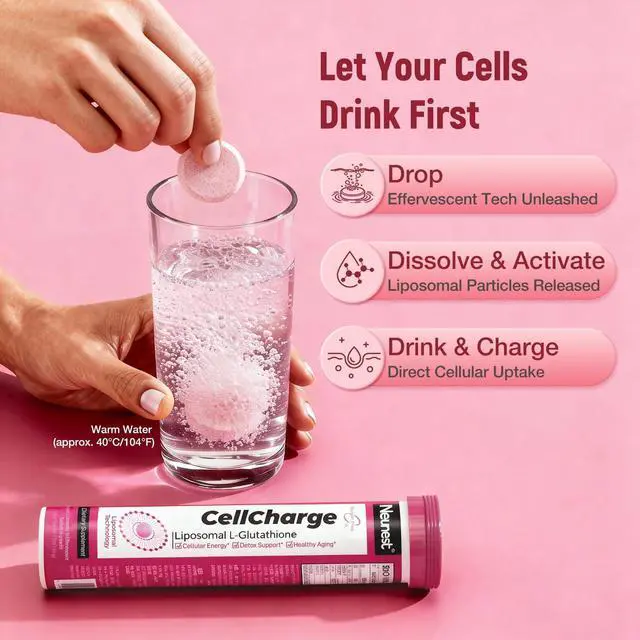 Alt view image 3 of 7 - Hydration Effervescent Tablet for L-Glutathione - Skin Brightening & Detox