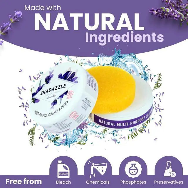 Alt view image 3 of 7 - Natural All Purpose Cleaner and Polish Eco friendly Multi-purpose Cleaning Product (10.58 Ounce (Pack of 1), Lavender)