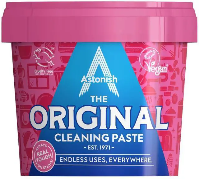 Main image of The Original Cleaning Paste 500g Mandarin Peaches Scent - Multi Surface Stain Remover, Grease Buster, Tough Kitchen Cleaner, Chemical-Free Household Scrub, Bathroom Essential