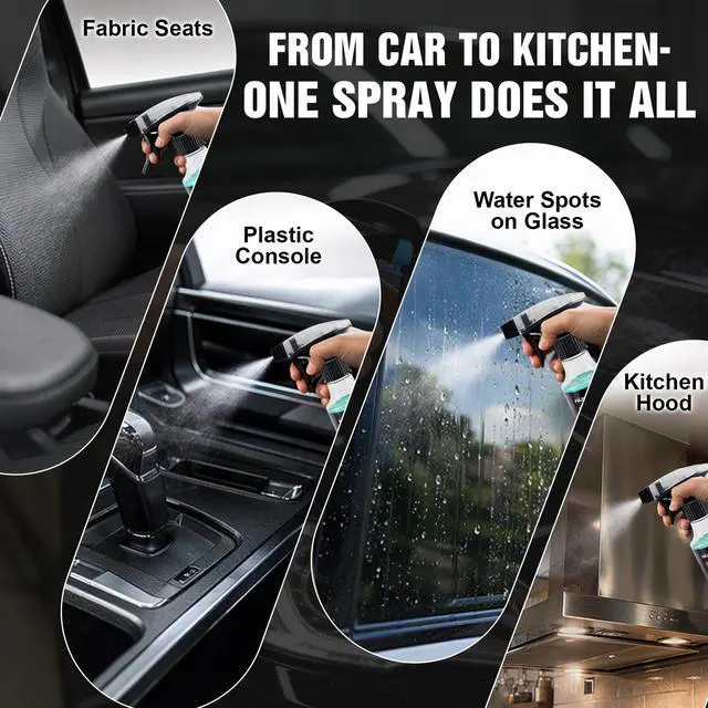 Alt view image 4 of 7 - 300ml Large Capacity All Purpose Degreaser for Car and House, Lemon Scent All Purpose Cleaner, Quick Stain Removal Heavy-Duty Cleaning Spray