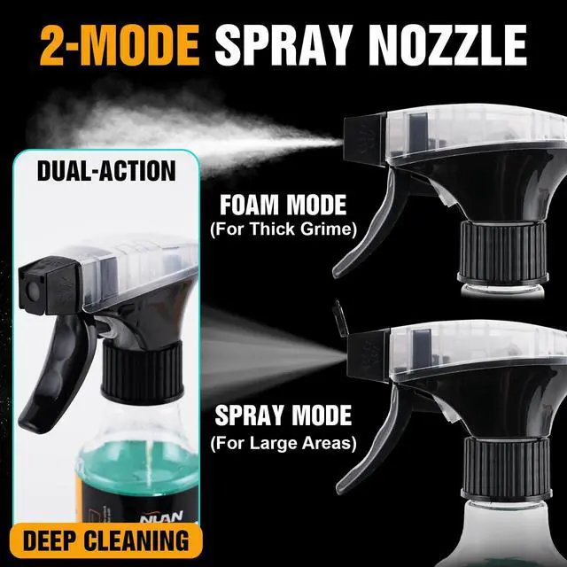 Alt view image 5 of 7 - 300ml Large Capacity All Purpose Degreaser for Car and House, Lemon Scent All Purpose Cleaner, Quick Stain Removal Heavy-Duty Cleaning Spray