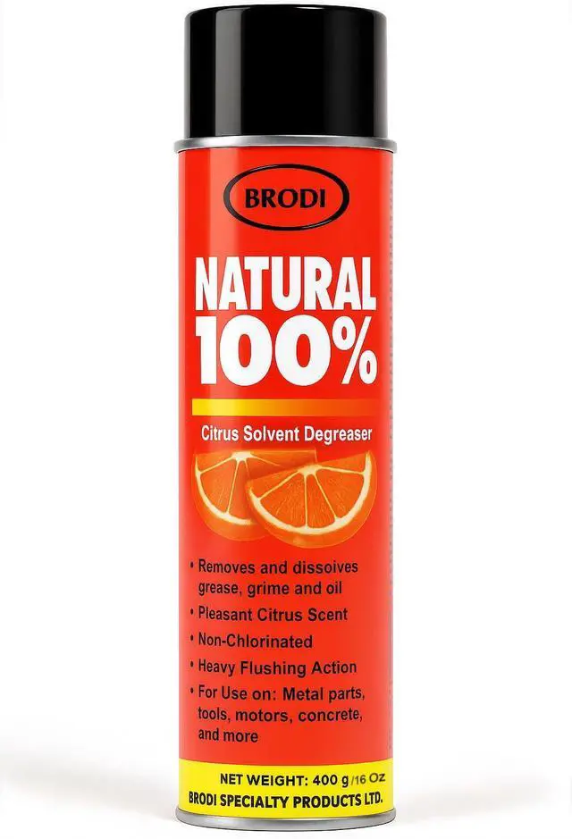 Main image of Natural100 Industrial Citrus Degreaser Spray, Instantly Removes Grease, Oil & Adhesive, 27Kv Electrical-safe, Trusted on Metal, Engines, Motors, Tools, Concrete & More