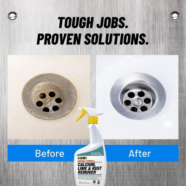 Alt view image 5 of 7 - PRO Calcium, Lime & Rust Remover, 32 oz. Spray Bottle, Pack of 2, Quickly Removes Calcium, Lime, Hard Water Deposits and Surface Rust Stains