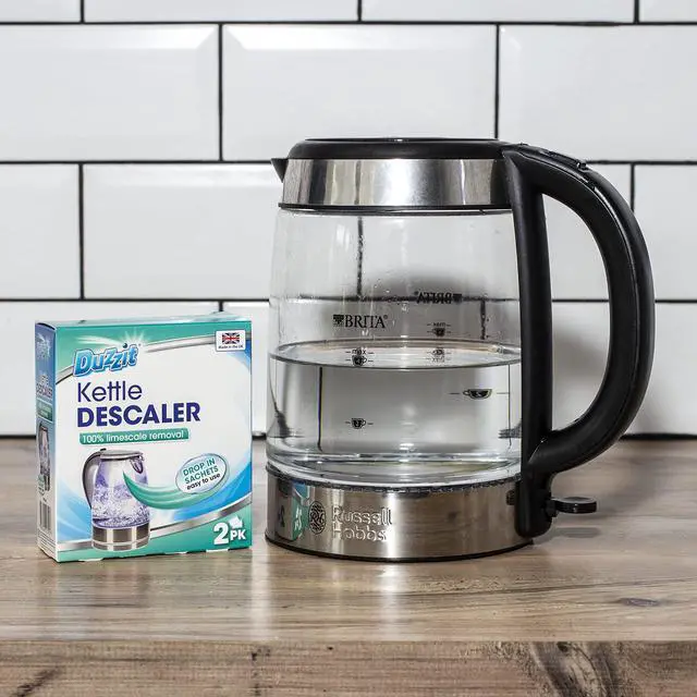 Alt view image 2 of 7 - Kettle Descaler Limescale Remover Easy To Use Drop In Sachet, Blue, (Pack Of 2)