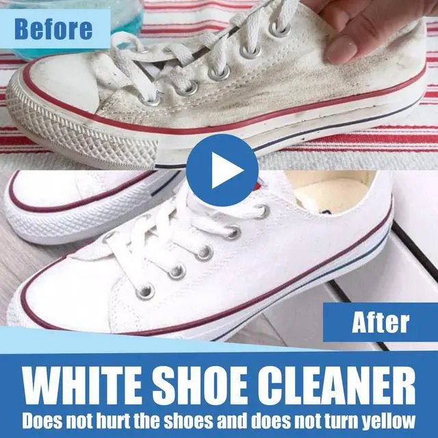 Alt view image 6 of 7 - Multipurpose White Shoe Cleaner Cream - Remove Stains Shoe Cream No Need to Wash Solid with Sponge for Leather, Silicone, Car Interiors