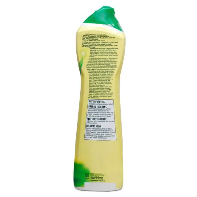 Alt view image 3 of 3 - Cream Multi Purpose Cleaner with Micro Crystals, Lemon Scent - 16.9 Fl Oz / 500 mL x 2 Pack