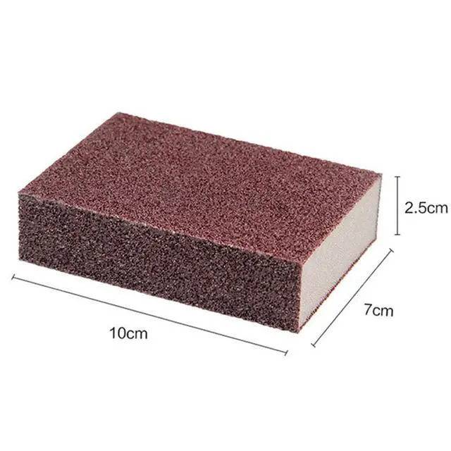 Alt view image 5 of 7 - 5 Pack Emery Magic Wipe Sponge, Nano Carborundum Sponge, Emery Sponge Brush Eraser Scrub, Pot Scrubber Scouring Pad Kitchen Magic Cleaning Sponge for Removing Rust Cleaning Pots and Pans
