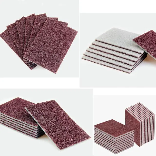 Alt view image 7 of 7 - 20pcs Nano Carborundum Sponge, Emery Sponge Brush Clean Eraser Scrub, Kitchen Magic Cleaning Sponge for Removing Rust Cleaning Pots and Pans, Household Cleaning Tool