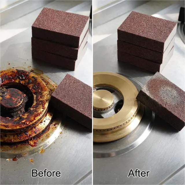 Alt view image 7 of 7 - 6Pcs Nano Sponge Rust Stone Pot Cleaner for Bottom of Pans Nano Scratch