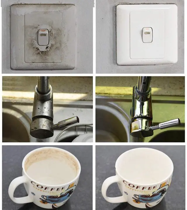 Alt view image 4 of 6 - 10 Pcs/lot Magic Sponge Eraser Multi-Functional Melamine Foam Cleaner 100x60x20mm