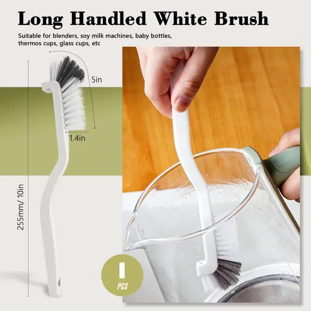 Alt view image 2 of 7 - 15Pcs Crevice Cleaning Brush Set Hard Bristle Scrub Brushes Tools Groove Gap Cleaning Brush for Housekeeping Bathroom Corners Window Track Kitchen Toilet Cup Faucet