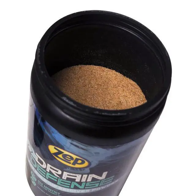 Alt view image 2 of 5 - Drain Defense Enzymatic Drain Cleaner Powder - 18 Ounces - ZDC16 - Safe for Pipes and Septic Systems, Pack of 1, white