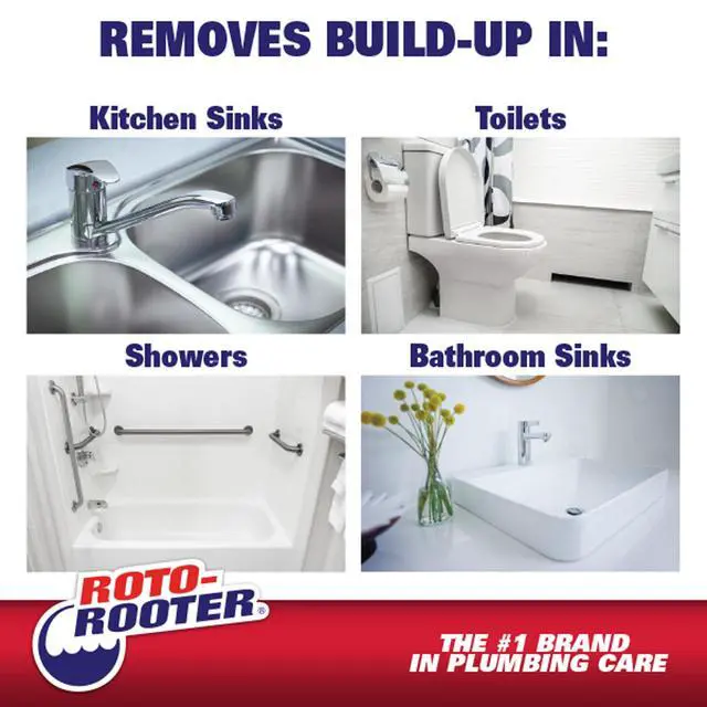 Alt view image 4 of 6 - Build-Up Remover Drain Cleaner, Enzyme-Based Formula Helps Prevent Clogs and Grease Buildup, Removes Odor, Safe for Septic Systems, Pipes, Toilets, Drains and Sinks, 64 oz