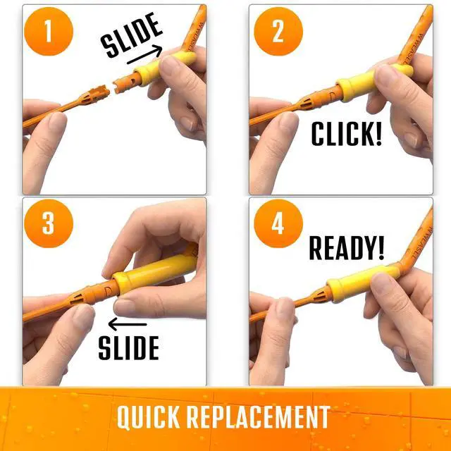 Alt view image 6 of 7 - Drain Weasel Refill for Sink Snake Hair Clog Remover, 5 Pack