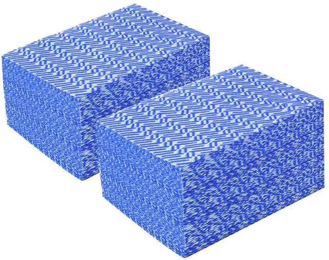 Main image of Reusable Handi Wipes Disposable Cleaning Towels Dish Cloths, 100 Count/Pack, Blue