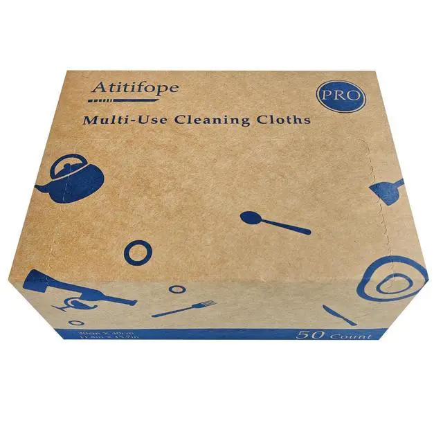 Alt view image 7 of 7 - Heavy Duty Wipes Dish Cloths 50Pieces Reusable Wipes Multi-use Cleaning Cloths Towels