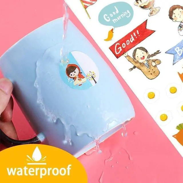 Alt view image 3 of 7 - Glossy Printable Vinyl Sticker Paper for Printer - 21 Sheets