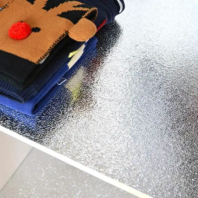Alt view image 4 of 7 - Silver Contact Paper for Kitchen Oil Proof Waterproof Sticker Aluminum Foil Kitchen Wallpaper Backsplash Peel and Stick Self Adhesive Shelf Liners for Drawer Removable 15.8x78.8 Inch