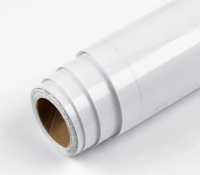 Alt view image 6 of 7 - Peel and Stick Clear Contact Paper for Walls Crafts Cabinets Waterproof Sticky Wallpaper for Kitchen Backsplash Oil Proof Sticker Self Adhesive Clear Vinyl Roll 17.7x78.8 inch