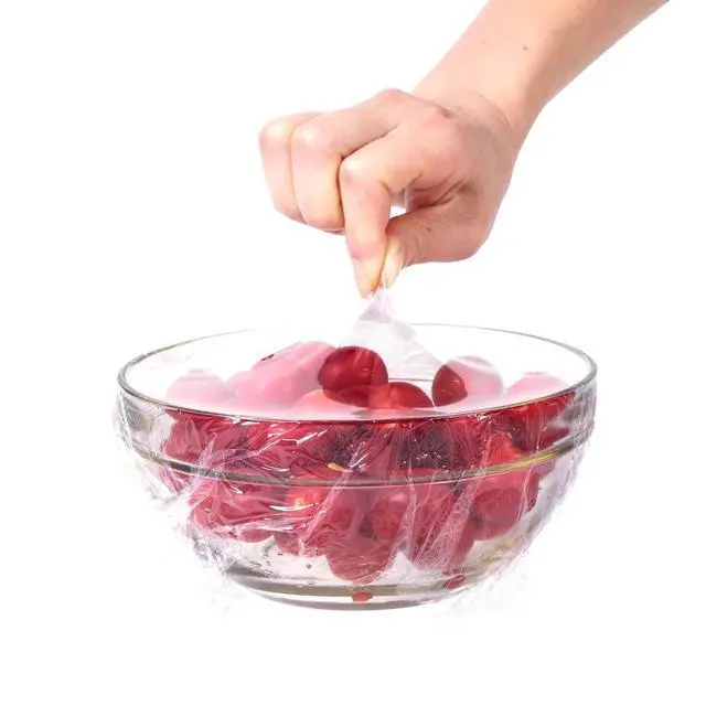 Alt view image 5 of 6 - Plastic Food Wrap- 968 SQ. FT. Kitchen Cling Wrap Includes Slide Cutter BPA-Free Clear Cling Film 30cm×300Meters