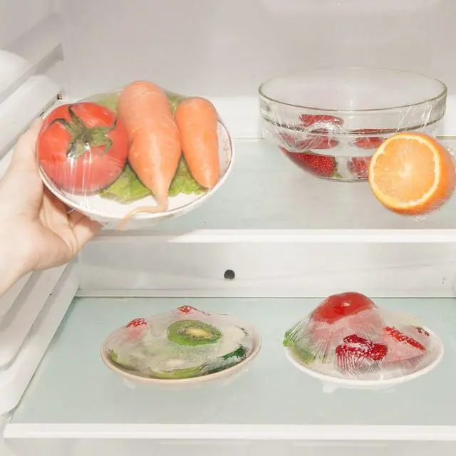 Alt view image 6 of 6 - Plastic Food Wrap- 968 SQ. FT. Kitchen Cling Wrap Includes Slide Cutter BPA-Free Clear Cling Film 30cm×300Meters