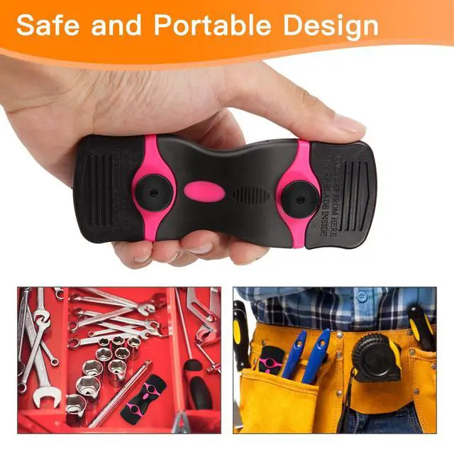 Alt view image 6 of 7 - Razor Blade Scraper Tool Kit, Pink Razor Scrapers Tool & 20Pcs Extra Blades, Plastic Paint Scraper Tool, Razor Scraper Tool for Glass Top Stove, Scrappers for Cleaning Window,Decals,Stickers,Adhesive