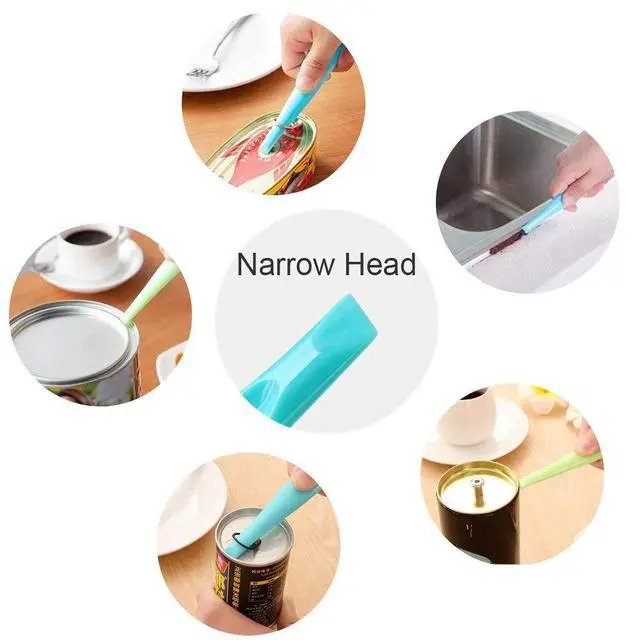 Alt view image 7 of 7 - 3 PCS Multipurpose Cleaning Scraper Tool - Non-Scratch Hard Plastic Sticker Scraper Tool for Kitchen Cleaning, Label Remover, Gum Cleaner