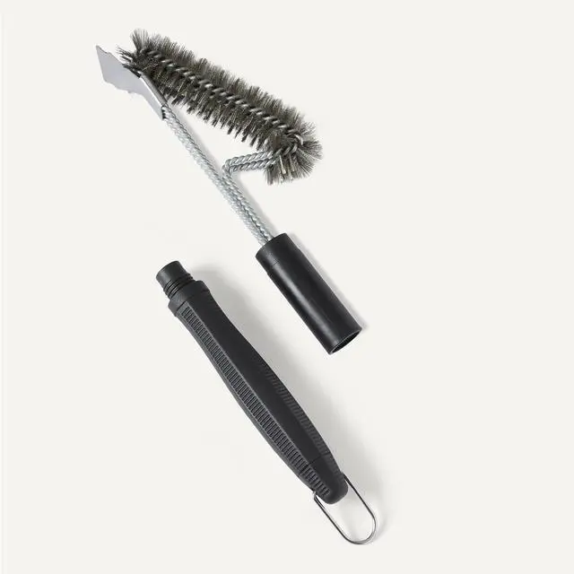 Alt view image 4 of 5 - Grill Brush and Scraper with Deluxe Handle, BBQ Cleaning Tool for Gas, Infrared, Charcoal, Porcelain Grills, Outdoor Grill Accessories
