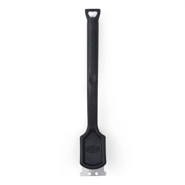 Alt view image 4 of 4 - Grill Cleaning Brush with Nylon Bristles and Scraper, Heavy Duty BBQ Grill Cleaner Tool with Rubber Handle and Bottle Opener, Outdoor Grill Brush for Cooled Grates, 17 Inch